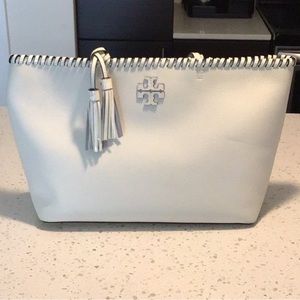 White Tory Burch Tote Purse